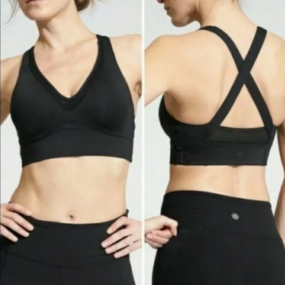 Athleta Be Bold sports bra Sz small VEUC